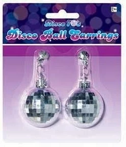 Amscan 70s Disco Ball Earrings Buy Costumes