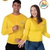 Rubie's Womens Emma Yellow Wiggles Deluxe 30th Anniversary Costume Top For Adults