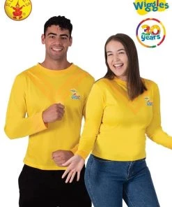 Rubie's Womens Emma Yellow Wiggles Deluxe 30th Anniversary Costume Top For Adults
