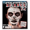 Tinsley Transfers Womens Sugar Man Face Temporary Tattoo