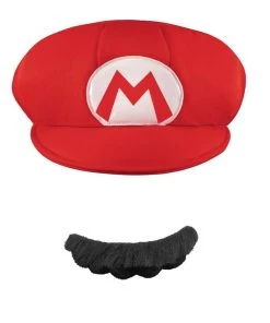Disguise Super Mario Bros Mario Hat And Moustache Kit