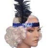 Carnival Products Womens Gatsby Flapper 1920's Blue Headband