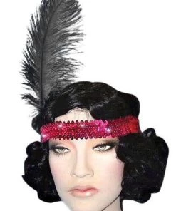 Carnival Products Gatsby Flapper 1920's Pink Headband