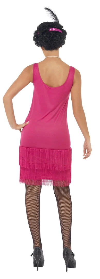 Smiffy's Womens Fun Time Flapper 1920s Hot Pink Costume 20's Fancy Dress 5 Smiffy's Womens Fun Time Flapper 1920s Hot Pink Costume 20's Fancy Dress