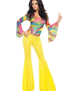 Smiffys 1970's Groovy Babe Costume Womens