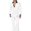 Smiffy's Mens Disco Fever 1970's White Suit Men's Costume For Sale