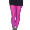 Carnival Products Neon Pink 1980's Tights Lycra Footless Pantyhose Costume Accessory Womens