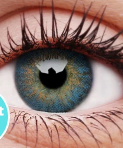 ColourVue Buy Costumes Blue Contact Lenses 5 Pairs True Blend