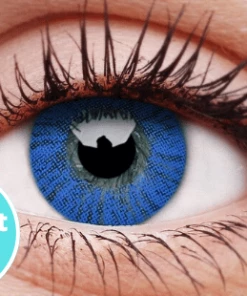 ColourVue Buy Costumes Basic Blue Coloured Contact Lenses