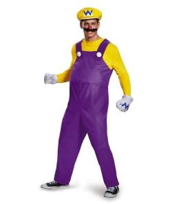 Disguise Buy Costumes Super Mario Wario Deluxe Adult Costume