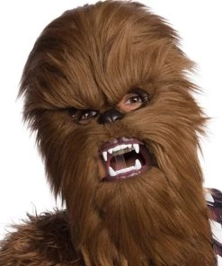 Rubies Chewbacca Movable Jaw Mask For Children And Adults
