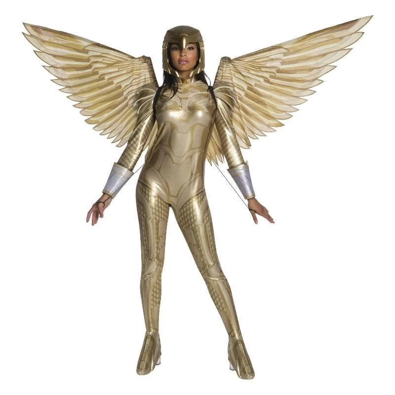 Rubies Wonder Woman Wings 1984 Golden Armour Wings Adult Accessory Womens 3 Rubies Wonder Woman Wings 1984 Golden Armour Wings Adult Accessory Womens