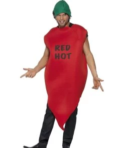Smiffys Mens Chilli Red Hot Costume