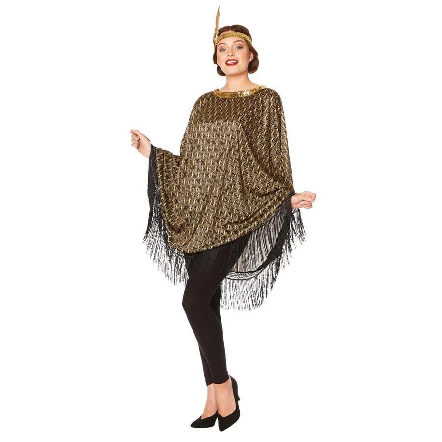 Karnival Costumes 1920s Flapper Poncho 4 Karnival Costumes 1920s Flapper Poncho