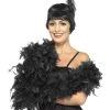 Smiffy's Boa Flapper Style Black Feather Womens