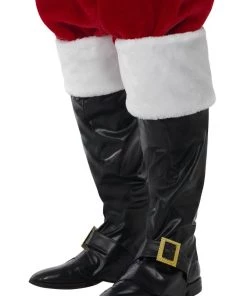 Smiffys Santa Boot Covers Deluxe Adult Accessory Mens