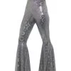 Smiffy's 1970s Disco Silver Flares