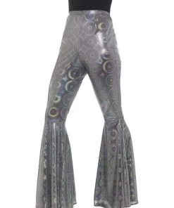 Smiffy's 1970s Disco Silver Flares