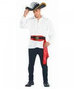 Amscan Pirate Shirt Ivory Adult