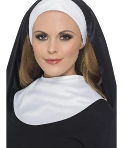 Smiffy's Nun Headpiece And Collar Set