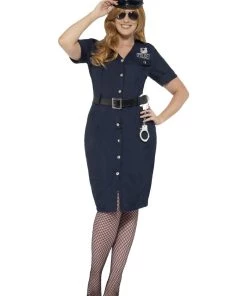 Smiffy's Womens Curves NYC Cop Costume