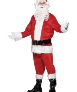 Smiffy's Santa Claus Deluxe Suit Adult Men's Costume Mens