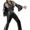 Smiffys Elvis Black & Gold Adult Men's Costume 2 Smiffys Elvis Black & Gold Adult Men's Costume