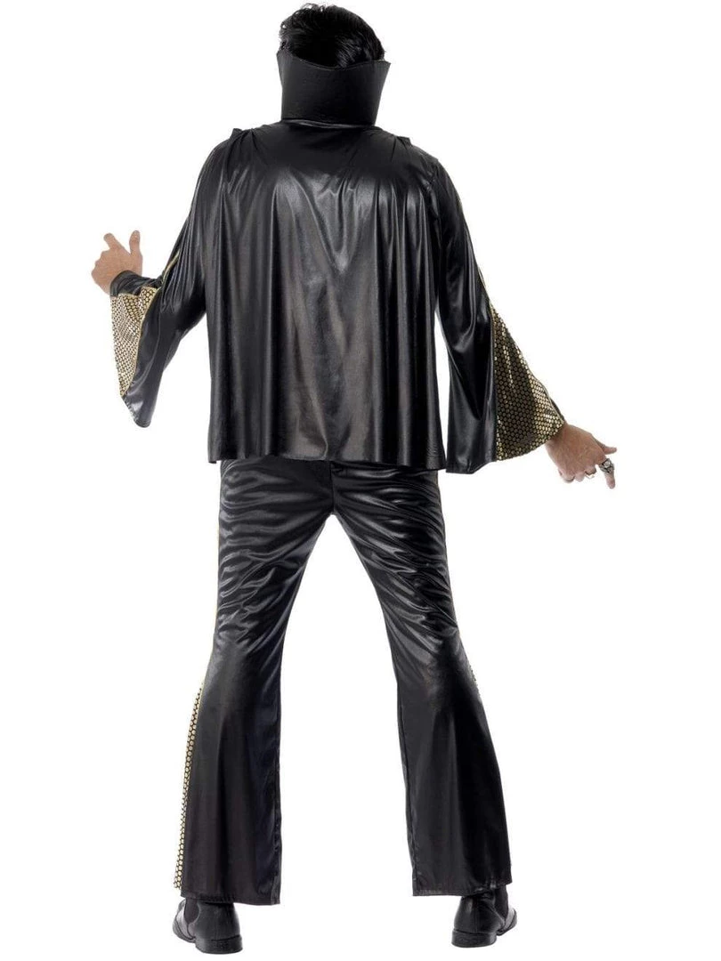 Smiffys Elvis Black & Gold Adult Men's Costume 5 Smiffys Elvis Black & Gold Adult Men's Costume