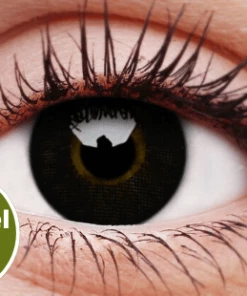 ColourVue Dolly Black Coloured Contact Lenses Buy Costumes