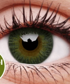 ColourVue Buy Costumes 3 Tones Green Contact Lenses