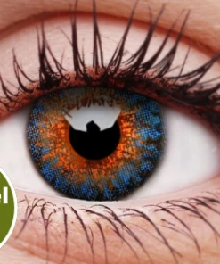 ColourVue Buy Costumes Blue Contact Lenses 5 Pairs True Blend