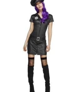 Smiffy's Womens Fever Corrupt Sexy Cop Costume