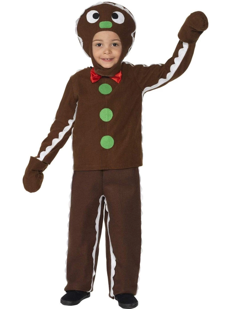 Smiffys Little Gingerbread Man Toddler's Costume Kids 3 Smiffys Little Gingerbread Man Toddler's Costume Kids