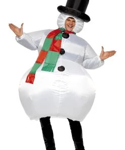 Smiffys Snowman Inflatable Adult Costume