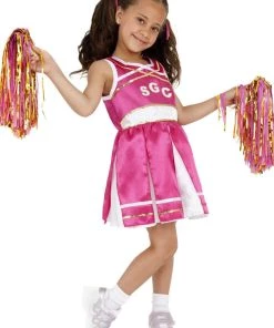 Smiffys Pink Cheerleader Children's Sport Costume Buy Costumes