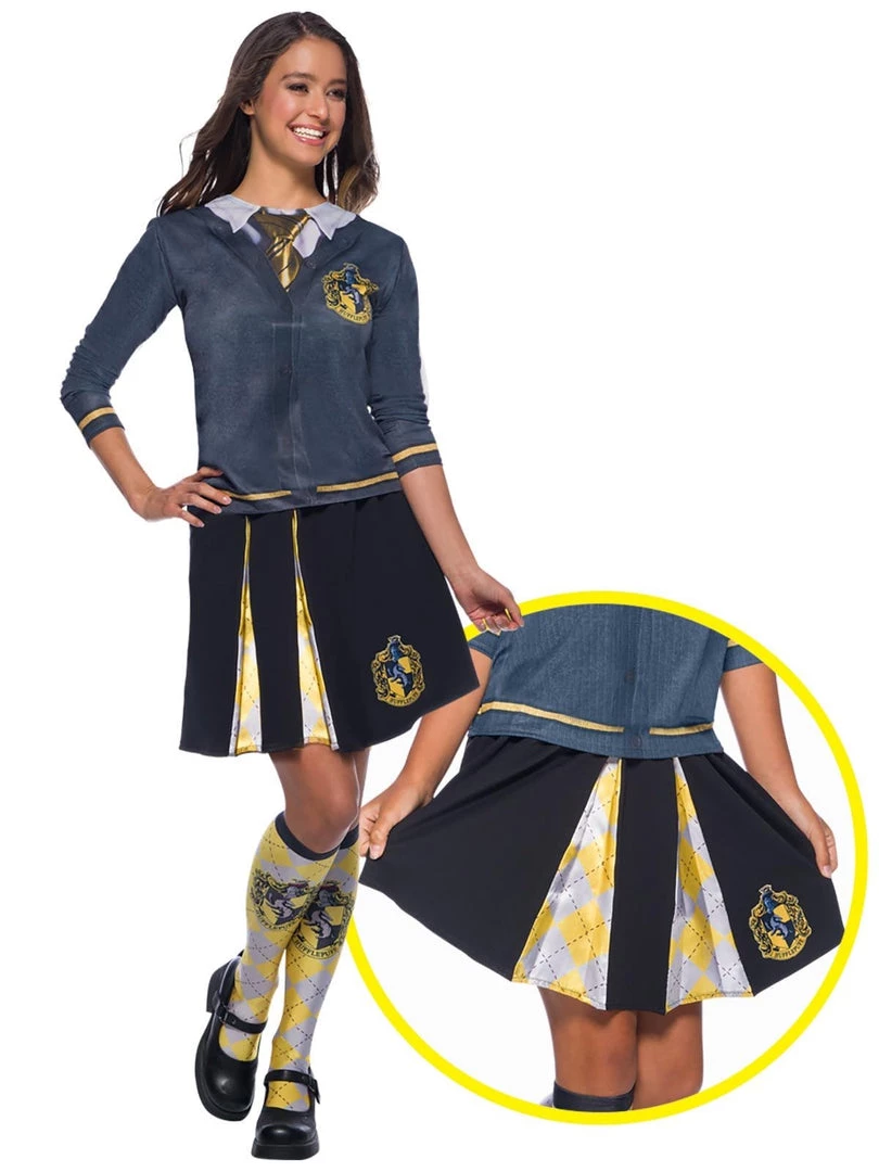 Rubies Womens Hufflepuff Skirt For Adults 3 Rubies Womens Hufflepuff Skirt For Adults