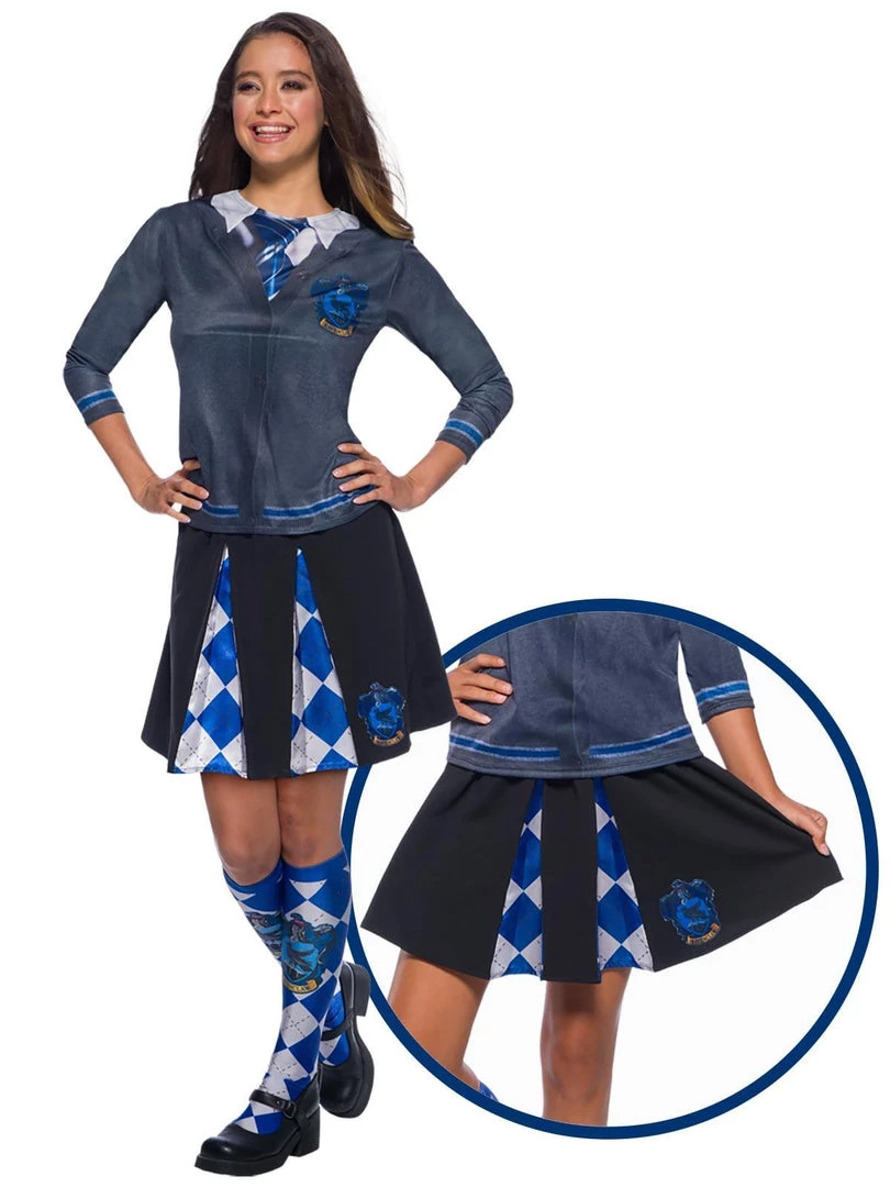 Rubies Womens Ravenclaw Skirt For Adults 3 Rubies Womens Ravenclaw Skirt For Adults