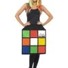 Smiffys Women's Rubik's Cube Costume