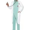Smiffy's Womens Doctor Scrubs And Lab Coat Costume 2 Smiffy's Womens Doctor Scrubs And Lab Coat Costume