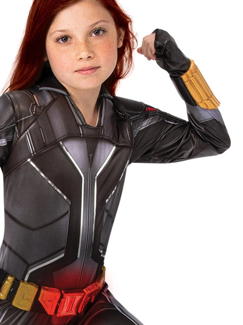 Rubies Kids Black Widow Deluxe Costume For Girls 4 Rubies Kids Black Widow Deluxe Costume For Girls