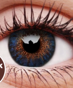 ColourVue Buy Costumes Blue Contact Lenses 5 Pairs True Blend