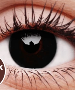 ColourVue Dolly Black Coloured Contact Lenses Buy Costumes