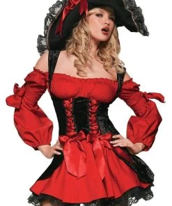 Leg Avenue Hire Costumes Pirate Wench Vixen Hire Costume