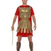 Smiffy's Mens Roman Gladiator Costume Gold