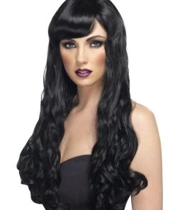 Smiffys Desire Black Adults Accessory Wig Womens