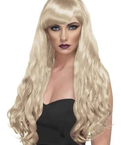 Smiffys Womens Desire Blonde Adults Accessory Wig
