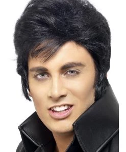 Smiffy's Buy Costumes Elvis King Of Rock Black Wig