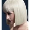 Smiffys Lola Blonde Heat Resistant Bob Accessory Wig Womens