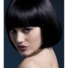 Smiffys Womens Mia Black Heat Resistant Accessory Wig