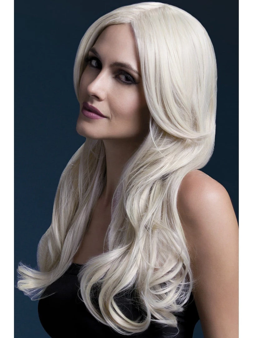 Smiffy's Khloe Blonde Heat Resistant Accessory Wig 3 Smiffy's Khloe Blonde Heat Resistant Accessory Wig